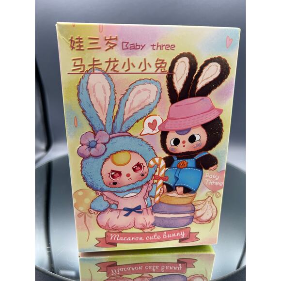 Baby Three Macaron Cute Bunny  BB3 CONFIRMED Yellow rabbit - Picture 2 of 3
